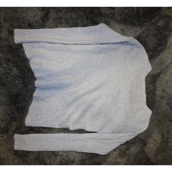 Babaton Mohair Alpaca Crewneck Sweater Gray Size M - Picture 2 of 4